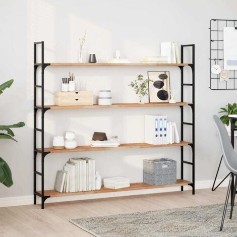 Étagères flottantes 3 pcs 160x20x2 cm acacia massif à l'huile vidaXL (1/5)