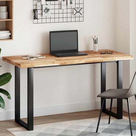 Dessus de table rectangulaire 120x60x4 cm bois massif d'acacia vidaXL (1/5)