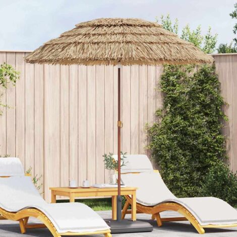 vidaXL Garden Parasol Natural 160 x 160 x 196 cm (1/5)