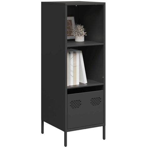 Buffet haut noir 35x39x103,5 cm acier vidaXL931242 (1/5)