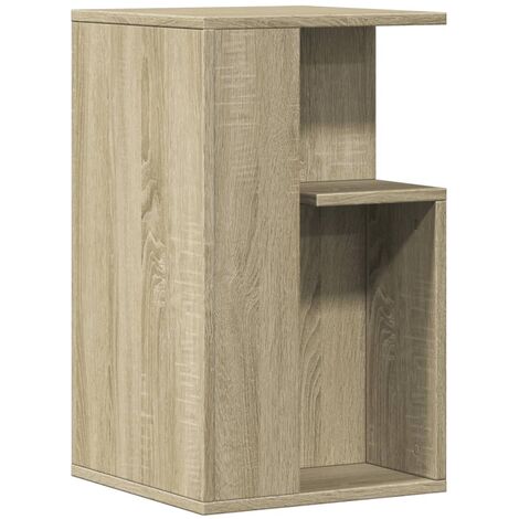 Table d'appoint chêne sonoma 35x35x60 cm bois d'ingénierie vidaXL (1/6)