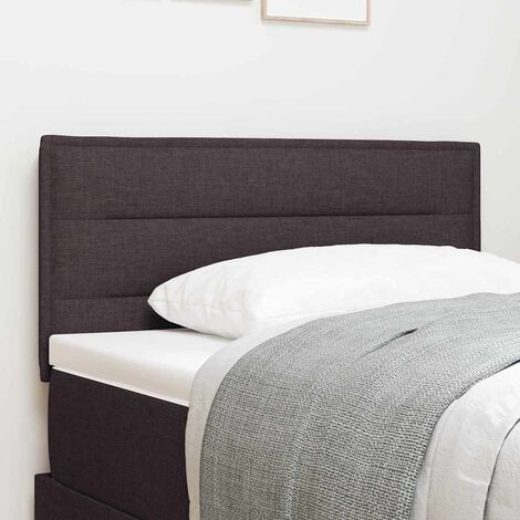 Tête de lit Marron foncé 90 cm tissu vidaXL