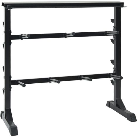 Support pour haltères Noir 99 x 45 x 95,5 cm vidaXL (1/5)