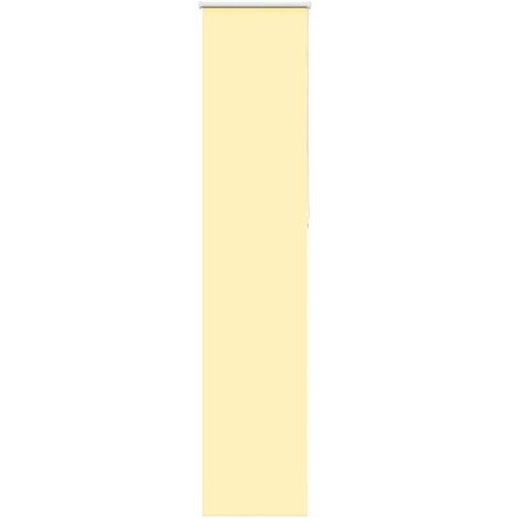 Store enrouleur occultant jaune largeur du tissu 35,7 cm vidaXL