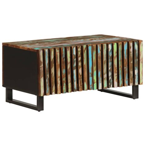 Table basse 80x51x40 cm bois massif d'acacia vidaXL (1/6)