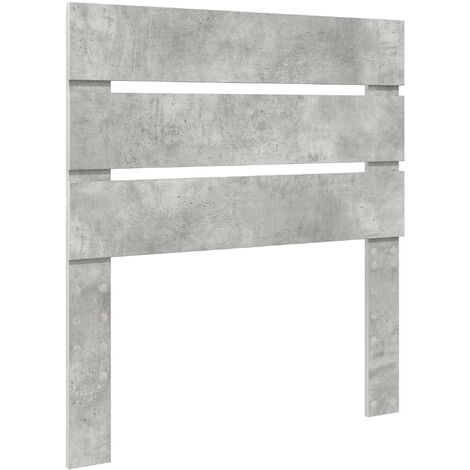 Tête de lit Gris béton Bois d'ingénierie vidaXL