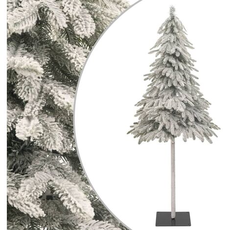 Sapin de Noël artificiel avec neige floquée 210 cm vidaXL (1/5)