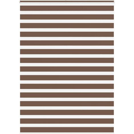vidaXL Store zèbre marron 160x230cm largeur du tissu 155,9cm polyester