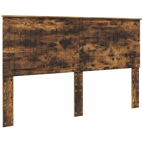 vidaXL Tête de lit Chêne fumé 160 cm Bois d'ingénierie