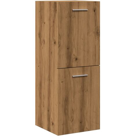 Armoire de salle de bain suspendue chêne artisanal 30x30x80 cm vidaXL