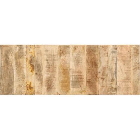 Tête de lit 140 cm bois de manguier brut massif vidaXL