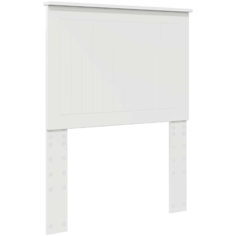 vidaXL Tête de lit avec tête de lit Blanc 75 cm Bois d'ingénierie