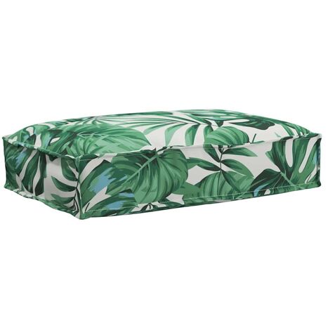 vidaXL Coussin Feuille Motif feuille 60 x 40 x 8 cm Tissu Oxford (1/5)