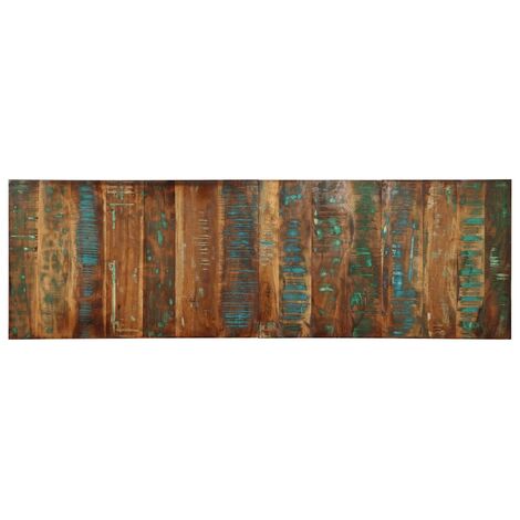 Tête de lit multicolore 160 cm bois massif récupération vidaXL