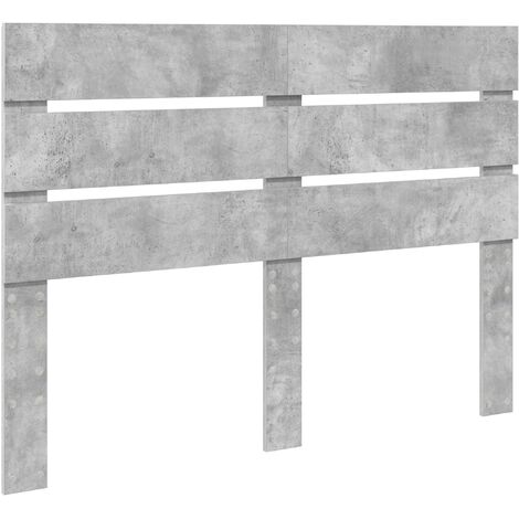Tête de lit Gris béton Bois d'ingénierie vidaXL