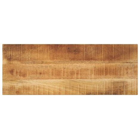 Dessus de table rectangulaire bois massif de manguier brut vidaXL