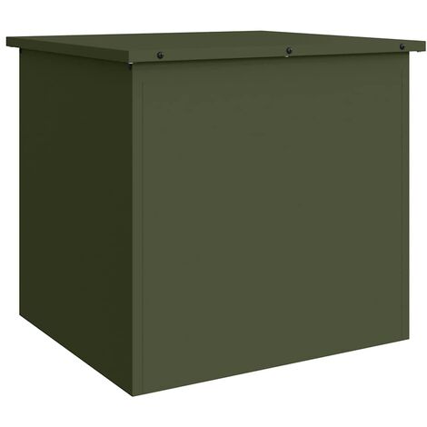 Coffre de rangement de jardin Acier 55 x 50,5 x 50 cm vidaXL