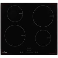 Vidaxl – Plaque induction 4 foyers 7000W – Commande tactile – Verre résistant à la chaleur – Détection automatique de casserole – Minuterie 99 min
