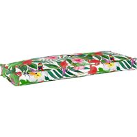 Coussin pour banc de palette Floral Multicolore 110 x 40 x 8 cm vidaXL