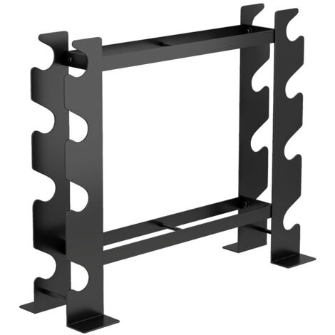 4-Tier Dumbbell Rack, Heavy-Duty Weight Storage Rack for Dumbbells, Kettlebells and Medicine Balls