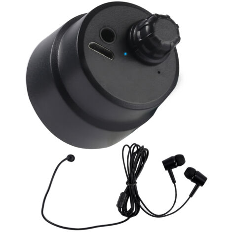 Detector de fugas de agua - Dispositivo de escucha de alta sensibilidad para montaje en pared para localizar tuberías y agua - Portátil