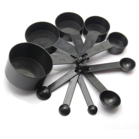 Cucharas medidoras de cocina – Juego de 10 piezas de ABS apto para uso alimentario – Precisas, prácticas y aptas para lavavajillas (1/5)