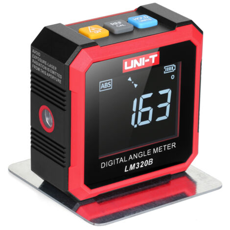 Inclinómetro LM320B con pantalla digital de 490°, nivel eléctrico de alta precisión, medición absoluta y relativa, retención de datos, bidireccional. (1/5)