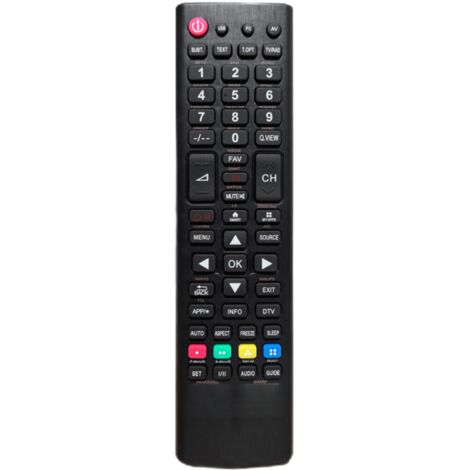 Mando a distancia universal de repuesto para televisores LED/LCD multimarca con botones de plataforma de red. (1/5)