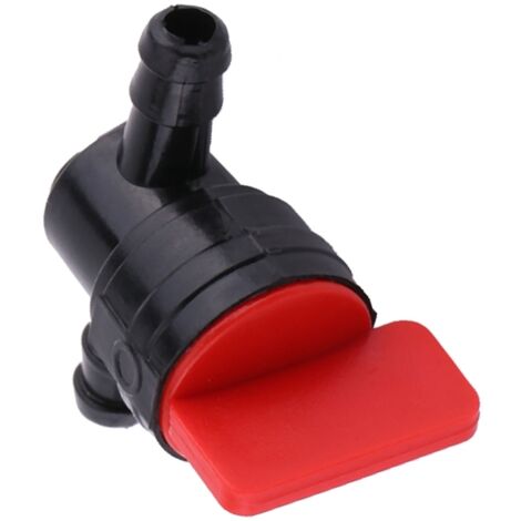 Grifo de combustible universal de plástico de 6 mm con interruptor de encendido/apagado, compatible con mangueras de 1/4". (1/5)