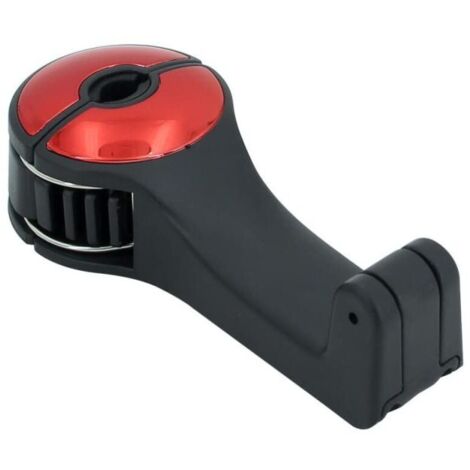 Gancho 2 en 1 para reposacabezas de coche, gancho con bucle de bloqueo oculto e innovador, clip de sujeción automático para soporte de teléfono trasero. (1/5)