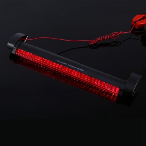 Luz de freno trasera universal de 32 LED rojos para coches, montaje alto, tercera luz de freno, advertencia, 12 V (1/5)