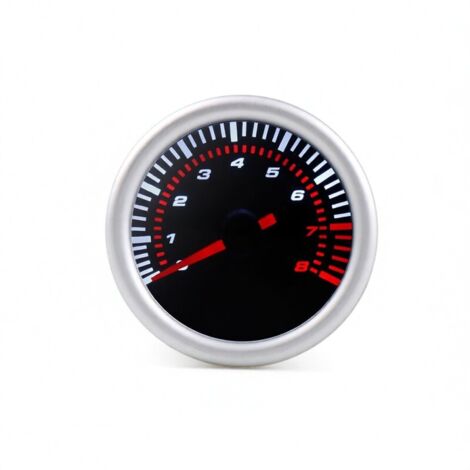 Tacómetro para coche, 8000 rpm, 55 mm de diámetro, para motores de gasolina de 1 a 8 cilindros.