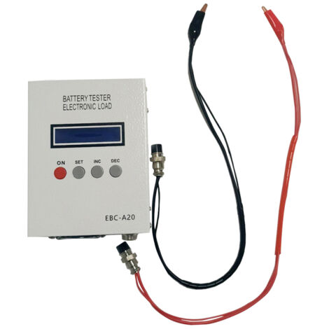Comprobador electrónico de capacidad de batería, pantalla LCD digital, comprobador de resistencia interna de batería de alta potencia, medición de múltiples baterías. (1/5)