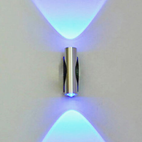 Aplique de pared LED de doble cara 176-265V, luminaria de aluminio para interiores, ideal para dormitorio, escalera, pasillo, sala de estar y decoración de interiores.
