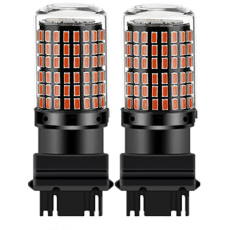 Juego de 2 bombillas LED rojas 3157 para luces traseras, compatibles con Canbus. (1/5)