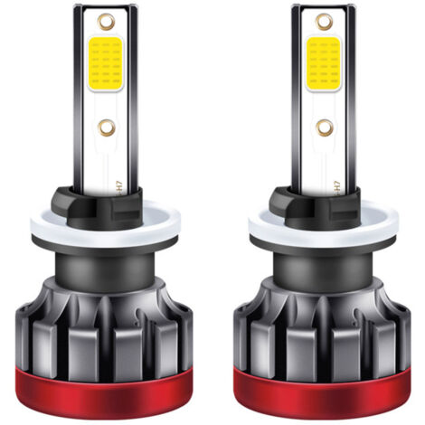 Bombillas LED para faros antiniebla 880/881, amarillas 3000K, 3000 lúmenes, 30W, alta potencia, para coches y camiones.