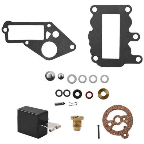 Kit de reparación de carburador de flotador para motor fueraborda Johnson Evinrude de 9,5 HP (1/5)