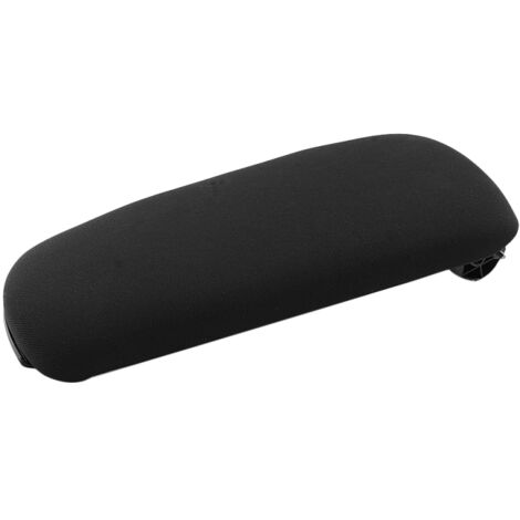 Tapa Reposabrazos Para Consola Central De Audi A4 2004-2008, En Cuero Negro Y ABS