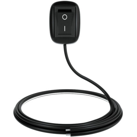 Interruptor universal de 12 V CC para coche, tipo balancín, con cable de 50 cm para faros antiniebla y luces de neón. (1/5)