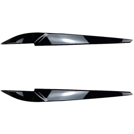 Cejas para faros delanteros para BMW X5 X6 F15 F16 2014-18, color negro brillante. (1/5)