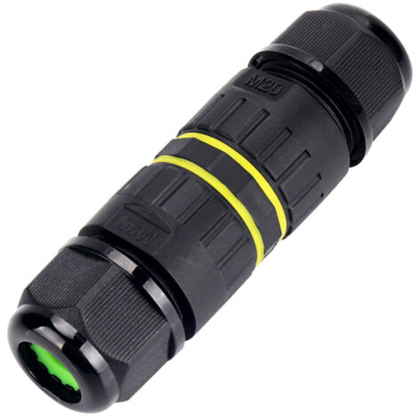 Caja de conexiones impermeable IP68 para cables eléctricos exteriores de 6 pines con un diámetro de 9,12 mm. (1/5)