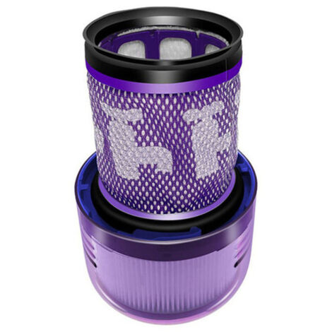Irovami Filtro de repuesto para Dyson V12 – Compatible con Detect Slim, Absolute Animal, SV34, SV35 – Número 971517-01 – Incluye cepillo de limpieza
