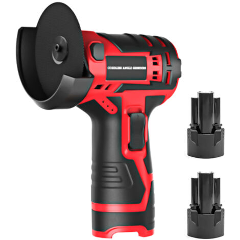 Amoladora angular de litio de 12 V/3 pulgadas, mini pulidora portátil para cortar tubos de metal, madera y lijar óxido/manchas. (1/5)