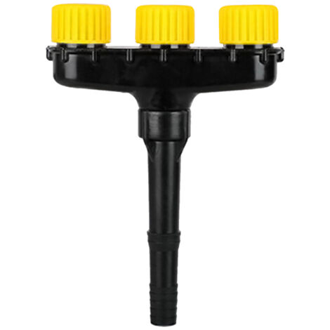 Aspersor de jardín multicabezal ajustable, sistema de riego para césped, patio y jardín, rociador de agua para jardinería.