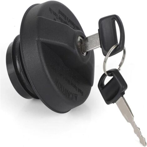Tapón de combustible autoblocante 10504 MGC791 compatible con Ford F150, F250, F350, F450 y E-450 (con 2 llaves) Negro (1/5)