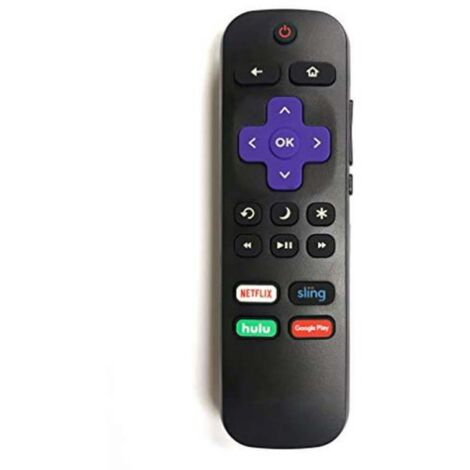 El mando a distancia por infrarrojos es adecuado para sustituir el mando a distancia Insignia ROKU, el mando a distancia del televisor y el mando a distancia inteligente Yingya. (1/5)