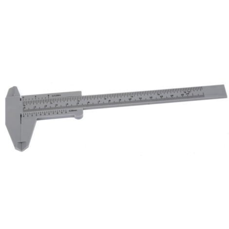 Calibrador de plástico de alta precisión de 150 mm con doble regla y ...