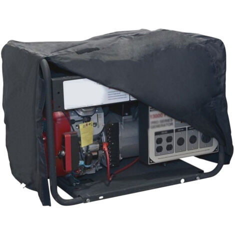 Funda protectora para generador portátil con revestimiento impermeable, parasol y protección UV, cierre con cordón y velcro, 76 x 61 x 51 cm (30 x 24 x 20 pulgadas). (1/5)