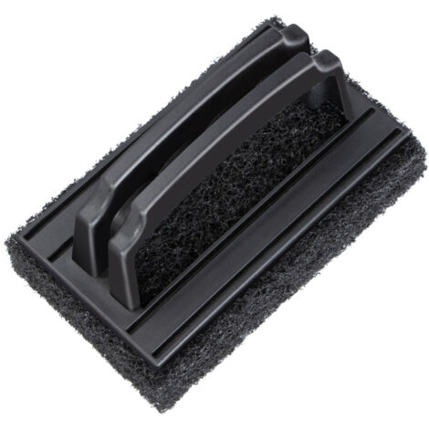 Cepillo de limpieza para barbacoas con cerdas y esponja de limpieza resistente, compatible con barbacoas de gas, carbón y porcelana.