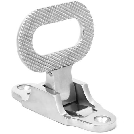 Pedal de mástil plegable de acero inoxidable, mástil plegable de tres puntas, pedal de riel plegable de alta resistencia, dispositivo de seguridad plegable para barcos, automóviles y camiones. (1/5)
